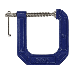 Irwin 2" x 3-1/2" Deep Throat C-Clamp 100 Series (Blue & Silver), 225123