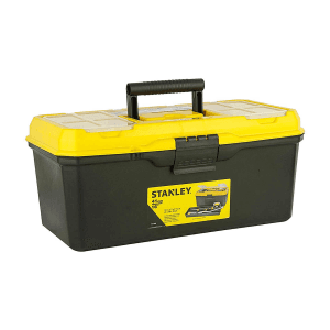 Stanley 16 Inch Organised Maestro Plastic Tool Box With Clear Top Lid, 1-71-949