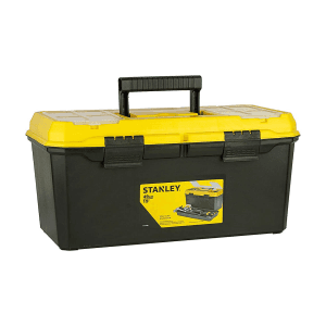 Stanley 19 Inch Organised Maestro Plastic Tool Box With Clear Top Lid, 1-71-950