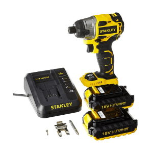 Stanley 18V / 2.0 Ah Li-ion Brushless Impact Driver (Cordless), SBI201D2K-B1