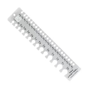 Kristeel 1 - 36 SWG Rectangular Wire Gauge, 1506