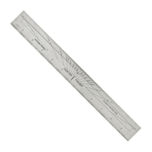 Kristeel 300 mm / 0° - 180° Center Finder Cum Protractor Scale, CSPS-12