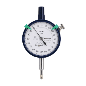 Mitutoyo Dial Indicator, Lug Back 1mm, 0,001mm, Jeweled Bearing, Shockpr, 2109A-10