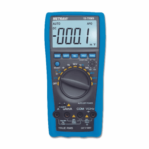 Metravi 3-3/4 Digits / 3999 Counts Digital TRMS Auto-Ranging Multimeter, 19-TRMS