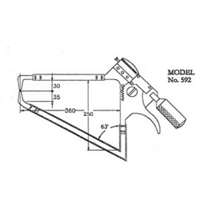Yuzuki Pistol Caliper Y592, EXCG592