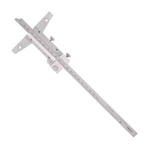 Mitutoyo 0 - 200 mm Vernier Depth Gauge with Fine Adjustment, 527-102