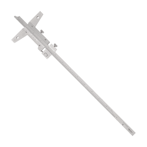 Mitutoyo 0 - 12 inch Vernier Depth Gauge with Fine Adjustment, 527-113