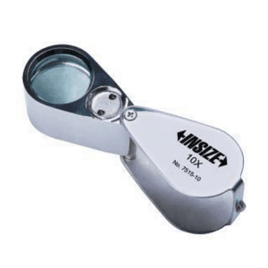 Insize Folding Magnifier With Illumination, 7515-10