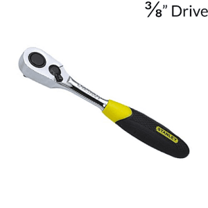 Stanley 3/8 Inch Sq. Drive NP7 Pear Head Ratchet, 1-93-637