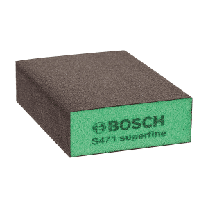 Bosch 69 x 97 x 26 mm Foam Abrasives S471 Std Block (Super Fine Grit), 2 608 625 005