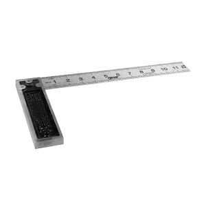 Ozar 10 inch / 250 mm Ground Base Carpenter Try Square, ASC-8658