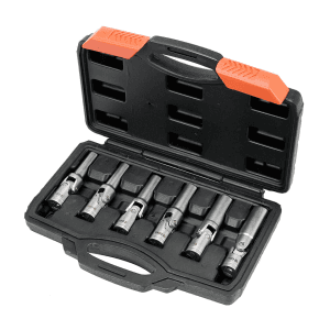 Yato 6 Pcs 3/8 Inch Sq. Drive Glow Plug Socket Set, YT-05339