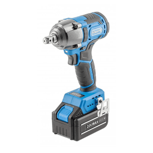 Hogert 20V / 4.0 Ah Cordless Impact Wrench With Battery & Charger, HT2E204