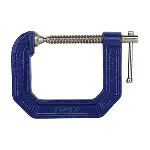 Irwin 2-1/2" x 2-1/2" General Purpose Steel C-Clamp (Blue & Silver), 2025103
