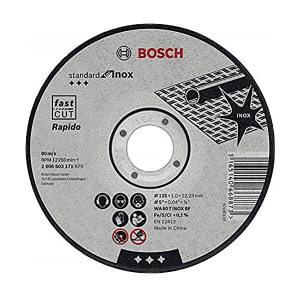 Bosch 125 x 1 x 22.23 mm Cutting Discs Range Standard For Inox (Pack of 25 Pcs), 2 608 603 171