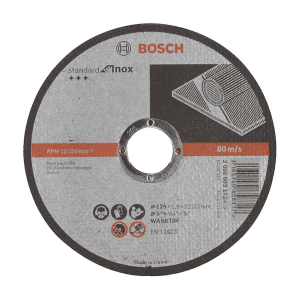 Bosch 125 x 1.6 x 22.23 mm Cutting Discs Range Standard For Inox (Pack of 25 Pcs), 2 608 603 172