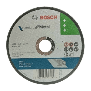 Bosch 105 x 1.2 mm Cutting Discs Standard For Metal, 2 608 619 786