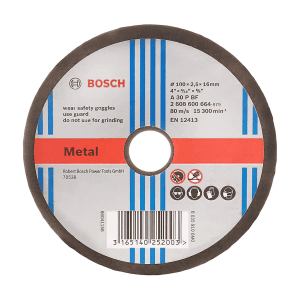Bosch 100 x 2.5 mm Cutting Discs Standard For Metal (Pack of 25 Pcs), 2 608 600 664