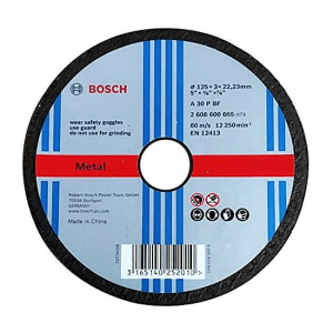 Bosch 125 x 3.0 mm Cutting Discs Standard For Metal (Pack of 25 Pcs),  2 608 600 665