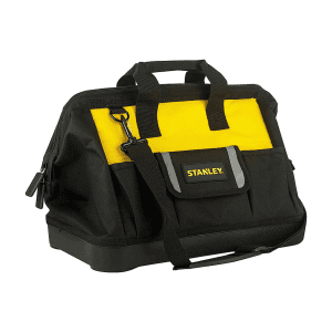 Stanley 16 inch Multipurpose Tools Storage Water Proof Open Mouth Bag, STST516126