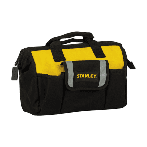 Stanley 12 inch Multipurpose Tools Storage Water Proof Open Mouth Bag, STST512114
