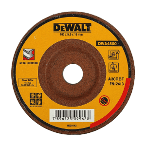 Dewalt 100 x 5.0 x 16 mm Metal Red Grinding Wheel, DWA4500-IN