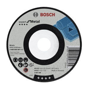 Bosch 180 x 6.6 x 22.23 mm Grinding Discs Expert for Metal (Pack of 25 Pcs), 2 608 602 375