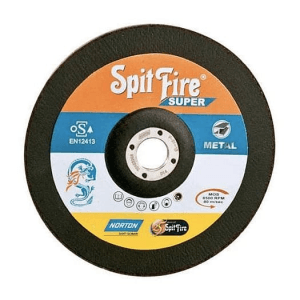 Norton Spitfire Quick Cut 100 x 4 x 16 mm Depressed Centre Wheel (Pack Of 30 Pcs), D9