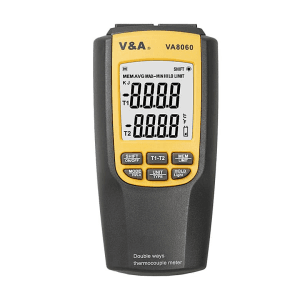 V&A Instrument -200°C ~ 1300°C 2 Channles Thermocouple Meter, VA8060