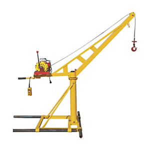 Power Bull 250 Kg Capacity Single Phase Mini Crane, OD 200