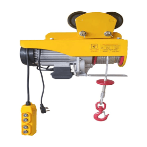 Power Bull 1.7 HP Yellow Mini Hoist With Trolley, PA 600