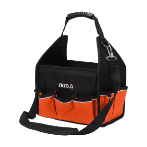 Yato 300 x 210 x 350 mm / 12 Inch Open Tote Tool Bag With Handle Of Nylon 800, YT-74370