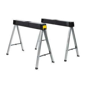 Stanley 1017 x 758 x 125 mm Foldable Legs Aluminium Sawhorse With 340 Kg Load Capacity, 1-97-475