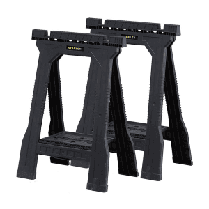 Stanley 581 x 818 x 126 mm Junior Folding Sawhorse With 362 Kg Load Capacity, STST1-70355