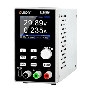 Owon 0 - 30V / 0 - 10A Programmable DC Power Supply (SMPS), SPE 3102