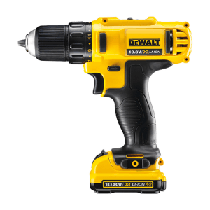 Dewalt 10.8V / 10mm XR Lithium-Ion Cordless Hammer Drill/Driver with 2x2.0 Ah Batteries Included, DCD710D2-IN