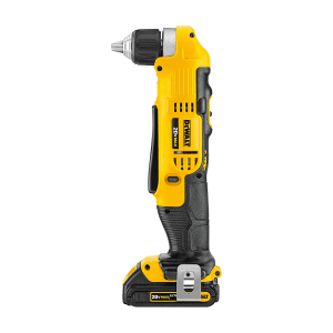 Dewalt 18V / 10mm XR Li-ion Cordless Right Angle Drill Driver 1x1.5 Ah Battery Included, DCD740C1-QW