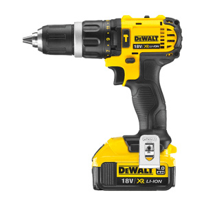 Dewalt 18V / 13mm XR Li-ion Cordless Compact Hammer Drill Machine/Driver with 2x4.0 Ah Batteries Included, DCD785M2-QW