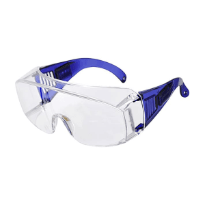 Karam Safety Over Spectacle With Polycarbonate Clear Coated Lens, ES007(Clear)