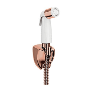 Kohler Complementary Health Faucet With White Side Spray, Metal Hose In Rose Gold Finish, K-12925IN-RGD
