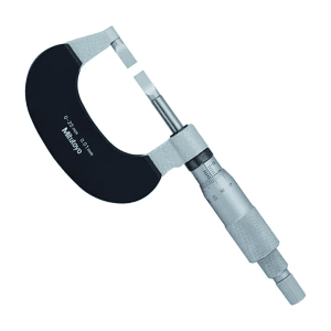 Mitutoyo 0 - 25 mm Non-rotating Spindle Type Blade Micrometer, 122-101-10
