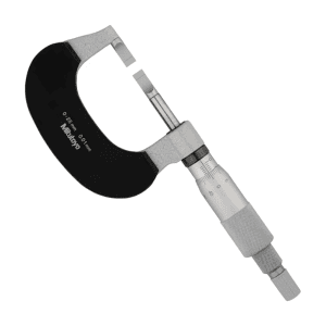 Mitutoyo 0 - 25 mm Non-rotating Spindle Type Blade Micrometer, 122-111-10