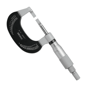 Mitutoyo 0 - 1 inch Non-rotating Spindle Type Blade Micrometer (Type A), 122-125-10