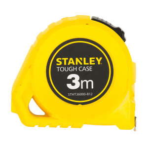 Stanley 3Mtr x 13mm Width Tough Case Tape, STHT36000-812
