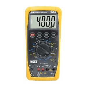 Meco 3-1/2 Digit / 2000 Count Digital Multimeter With Holestar, 6255