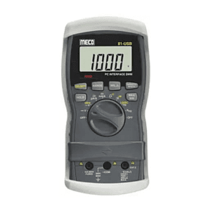Meco 3-1/2 Digit / 4000 Count Digital Multimeter With Holestar, 81-USB