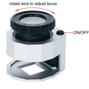 Insize Magnifier With Illumination, 7524-10