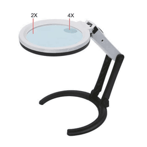 Insize Three Ways Magnifier With Illumination, 7512-1