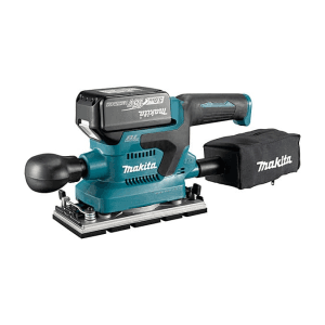 Makita 18V LXT 1/3 Sheet Cordless Finishing Sander with Rapid Charger & 2 Pcs 5.0Ah Batteries, DBO380RTJ