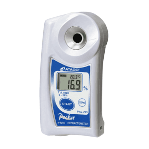 Atago 0.0 - 26.0% Digital Hand-held Pocket Size Wine Refractometer, PAL-79S